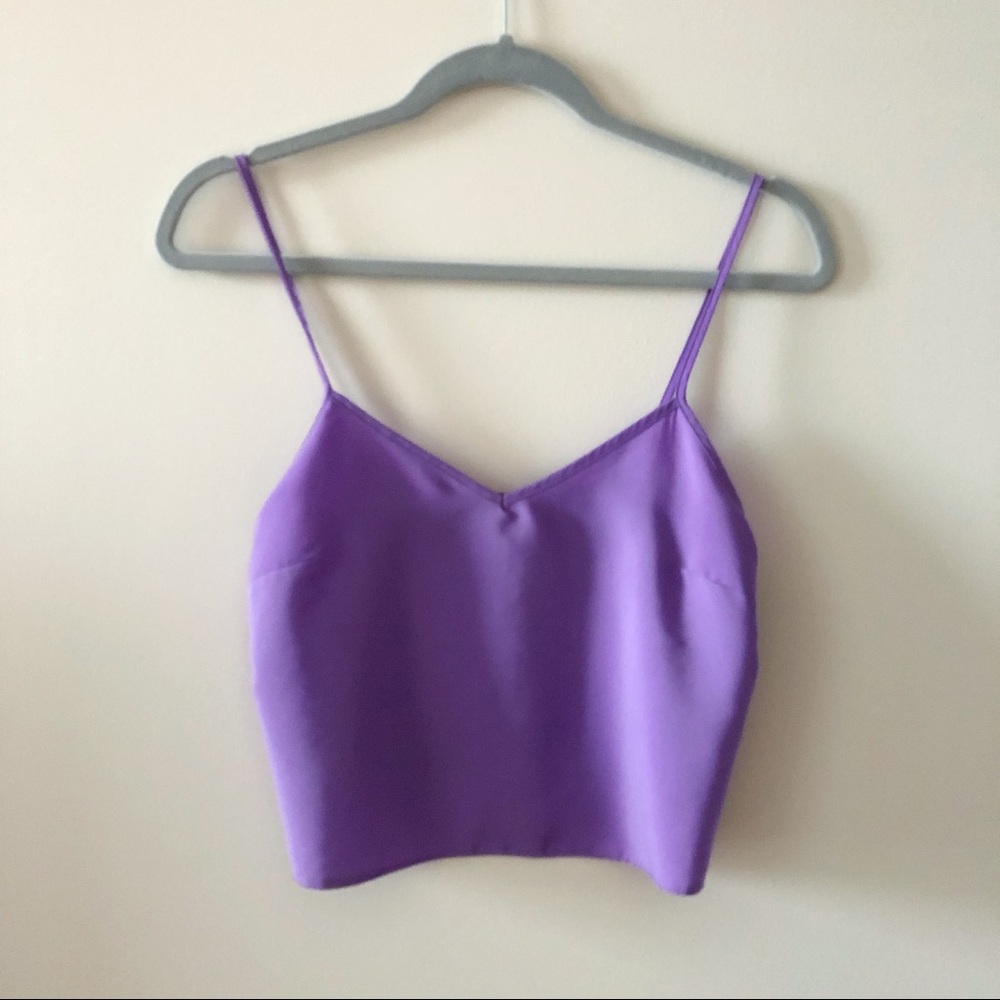 ASOS • Purple Crop Cami Top